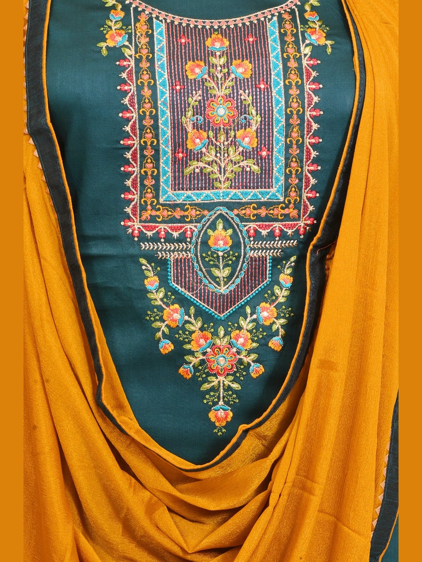 Rama Green (peacock) Soft Cotton Salwar Suit