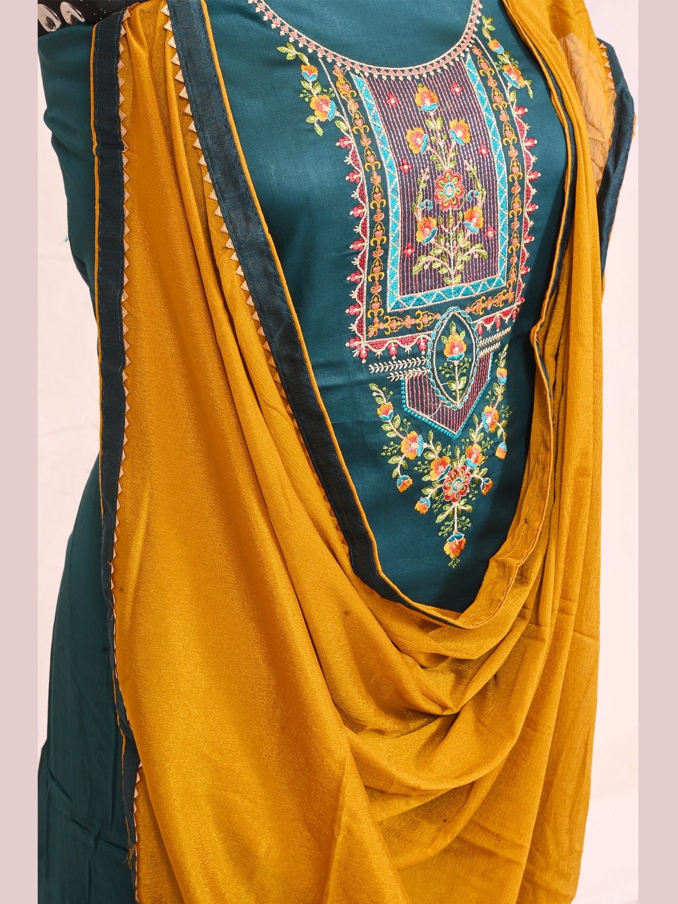 Rama Green (peacock) Soft Cotton Salwar Suit