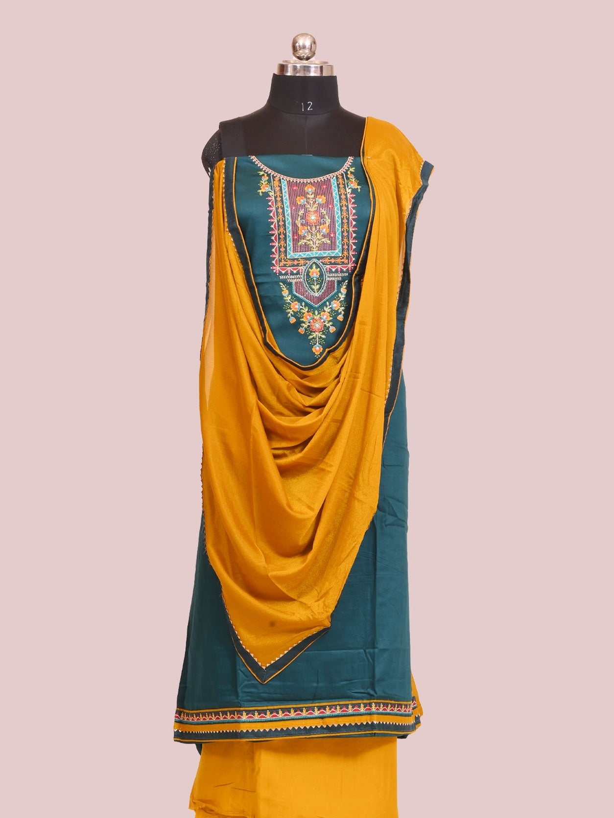 Rama Green (peacock) Soft Cotton Salwar Suit