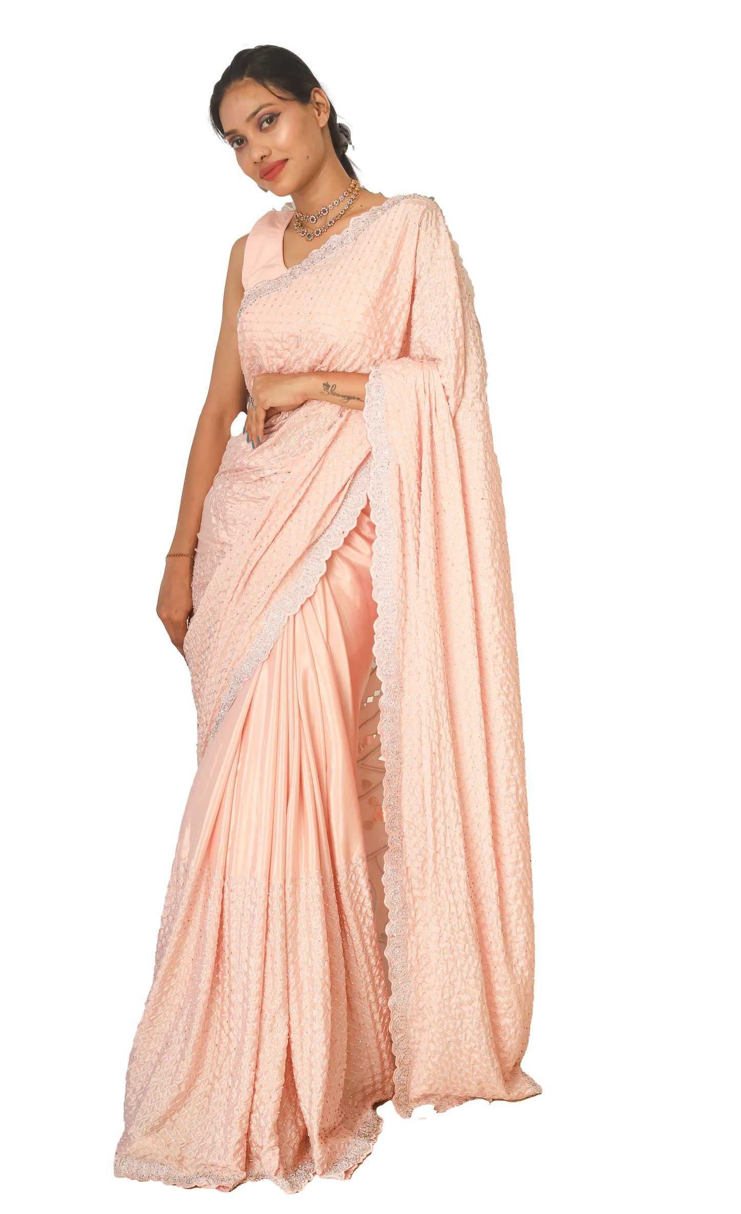 Fancy Crape Saree