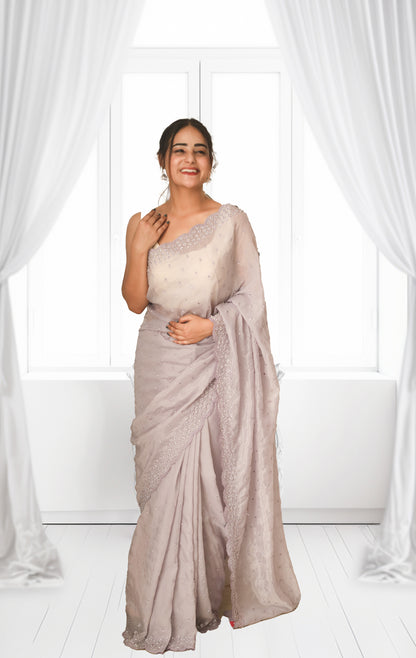 Crape Saree