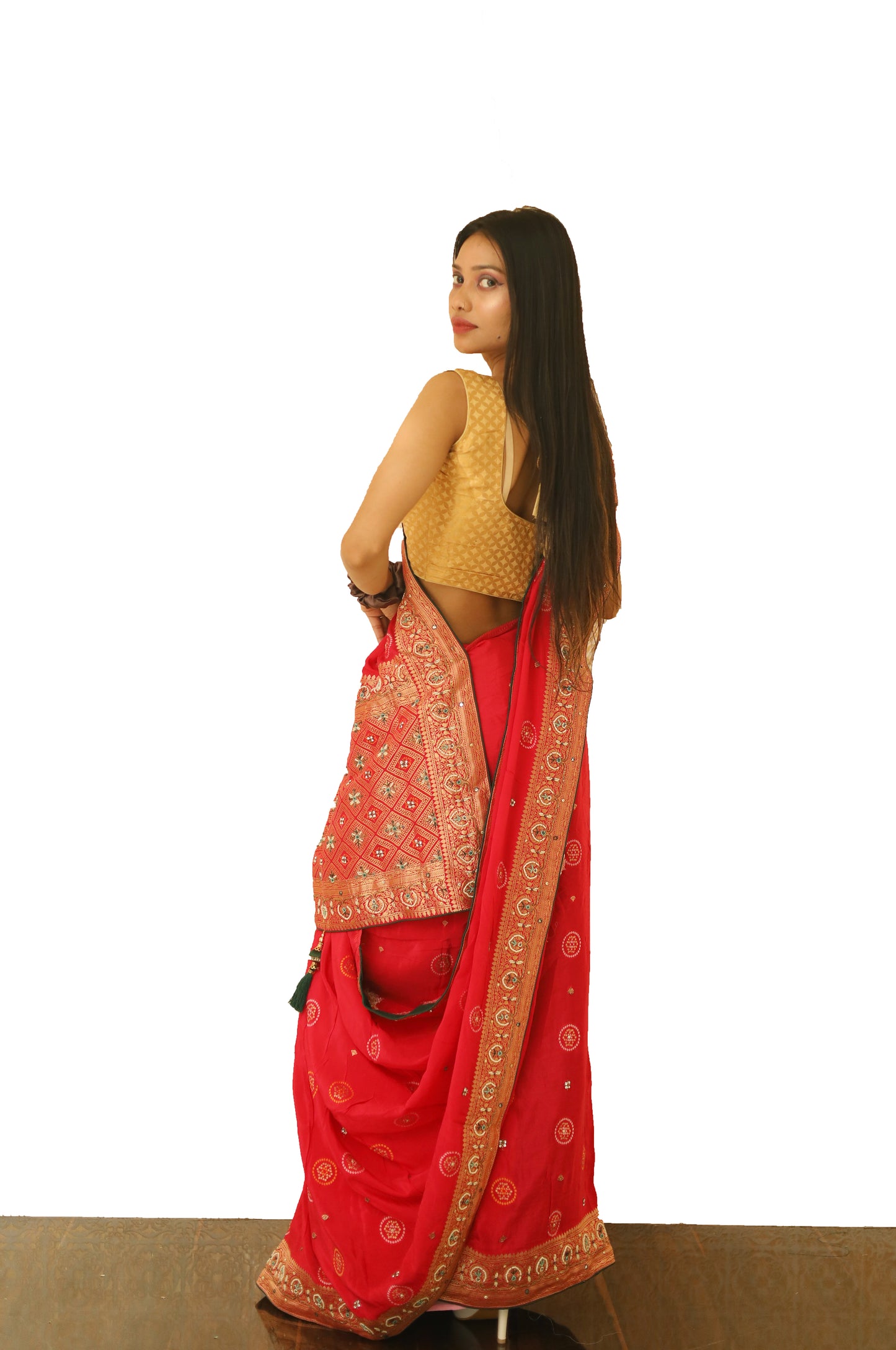 Crape Saree