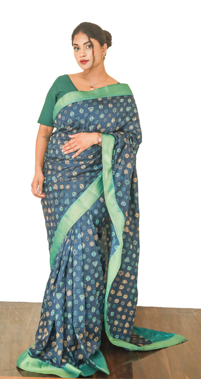 Neem zari Silk Saree