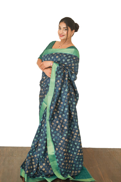 Neem zari Silk Saree