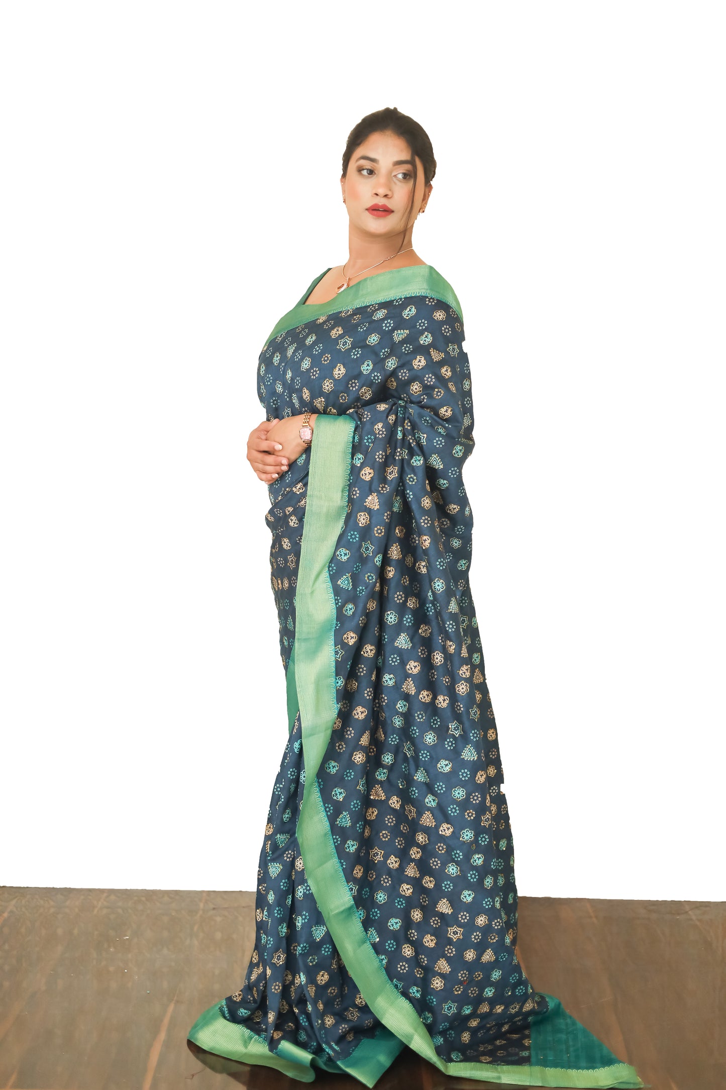 Neem zari Silk Saree