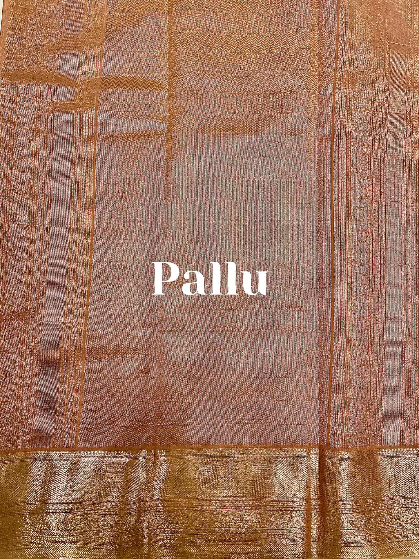 Peach Handloom Chanderi Cotton Saree with Silver Zari Work – Pure Cotton, Festive & Elegant